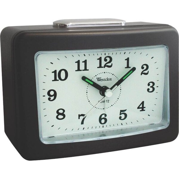 Westclox Clock Alarm Quartz Bell Analog 47550 Zoro